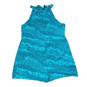 Womens Hawaiis Finest Blue Romper